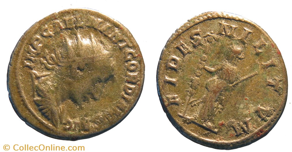 monnaie antique av jc ap romaine antoninien 1ere emission fides faute