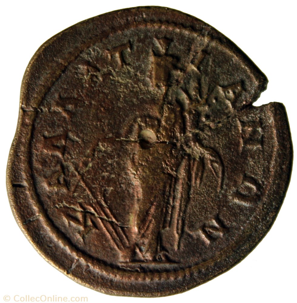 pentassaria Tyche monnaie antique av jc ap romaine provinciale pentassaria tyche