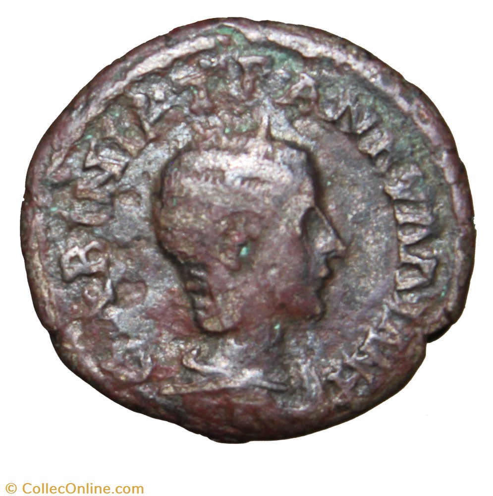 Tranquilline drachme an 5 Point à droite monnaie antique av jc ap romaine provinciale tranquilline drachme an 5 point a droite