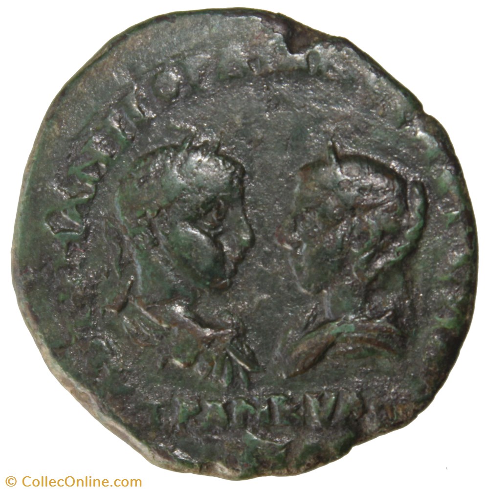 Gordien et Tranquilline Pentassaria Sarapis monnaie antique av jc romaine provinciale gordien et tranquilline pentassaria sarapis