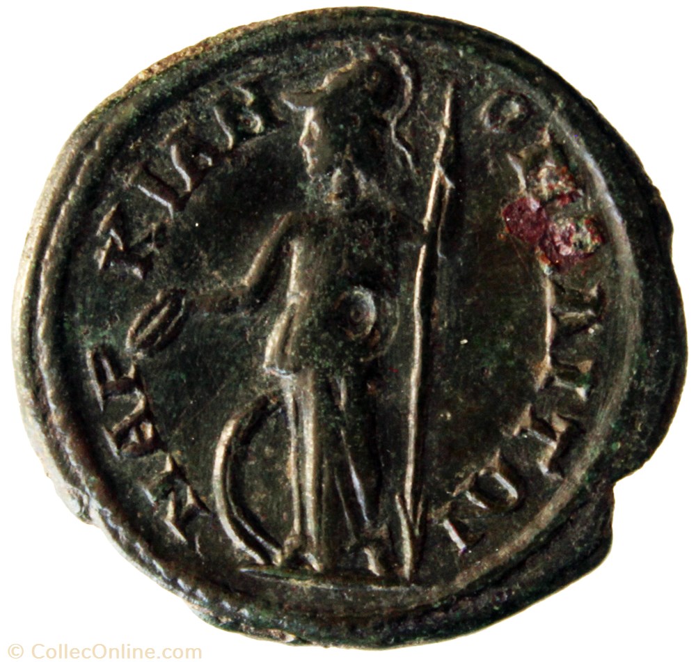 Tétrassaria Athena debout monnaie antique av jc ap romaine provinciale tetrassaria athena debout