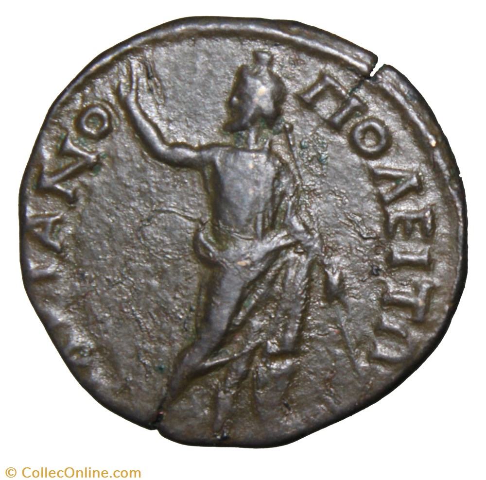 Gordien Triassaria Sarapis monnaie antique av jc romaine provinciale gordien triassaria sarapis