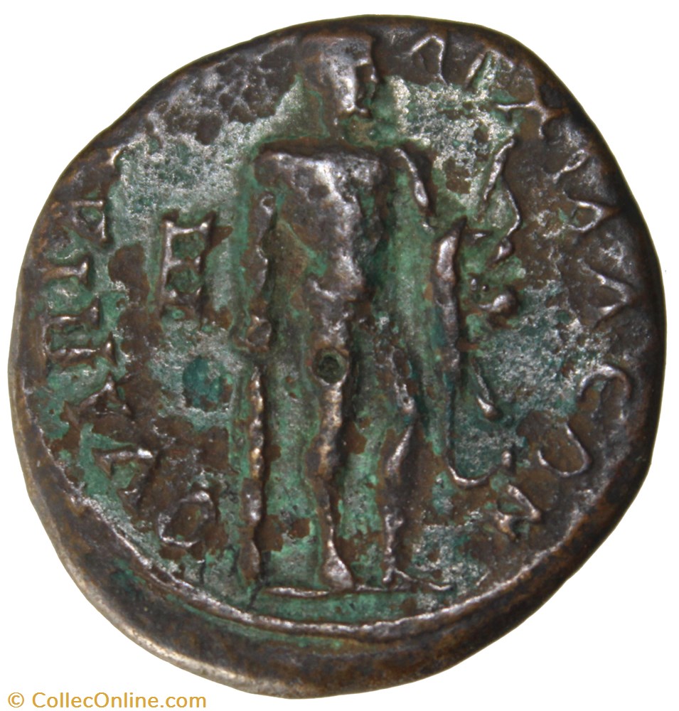 monnaie antique av jc ap romaine provinciale pentassaria hercules