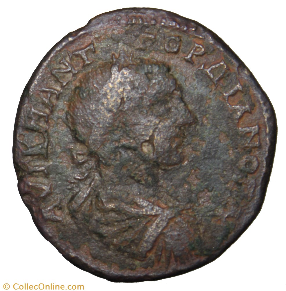 Gordien Tétrassaria Demeter monnaie antique av jc ap romaine provinciale gordien tetrassaria demeter