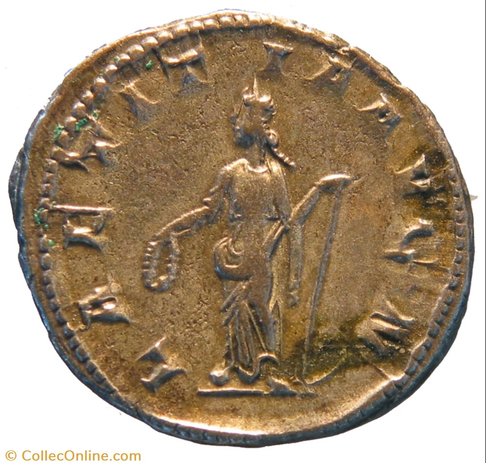 antoninien 4e émission Laetitia monnaie antique av jc ap romaine antoninien 4e emission laetitia