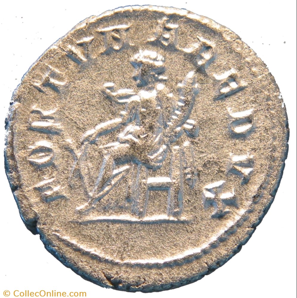 Antoninien 2eme émission phase B Fortuna monnaie antique av jc ap romaine antoninien 2eme emission phase b fortuna