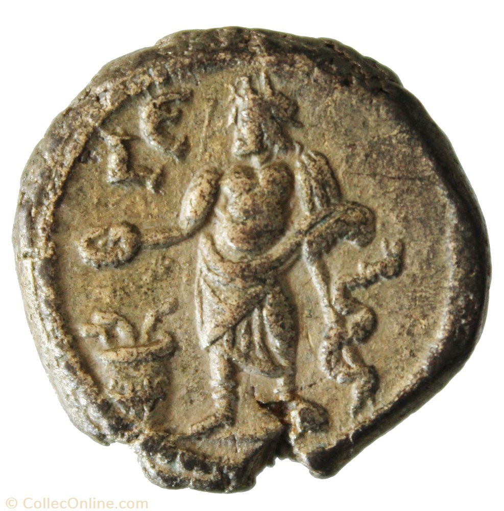 Gordien Auguste an 5 asclepios monnaies antiques romaines provinciales gordien auguste an 5 asclepios