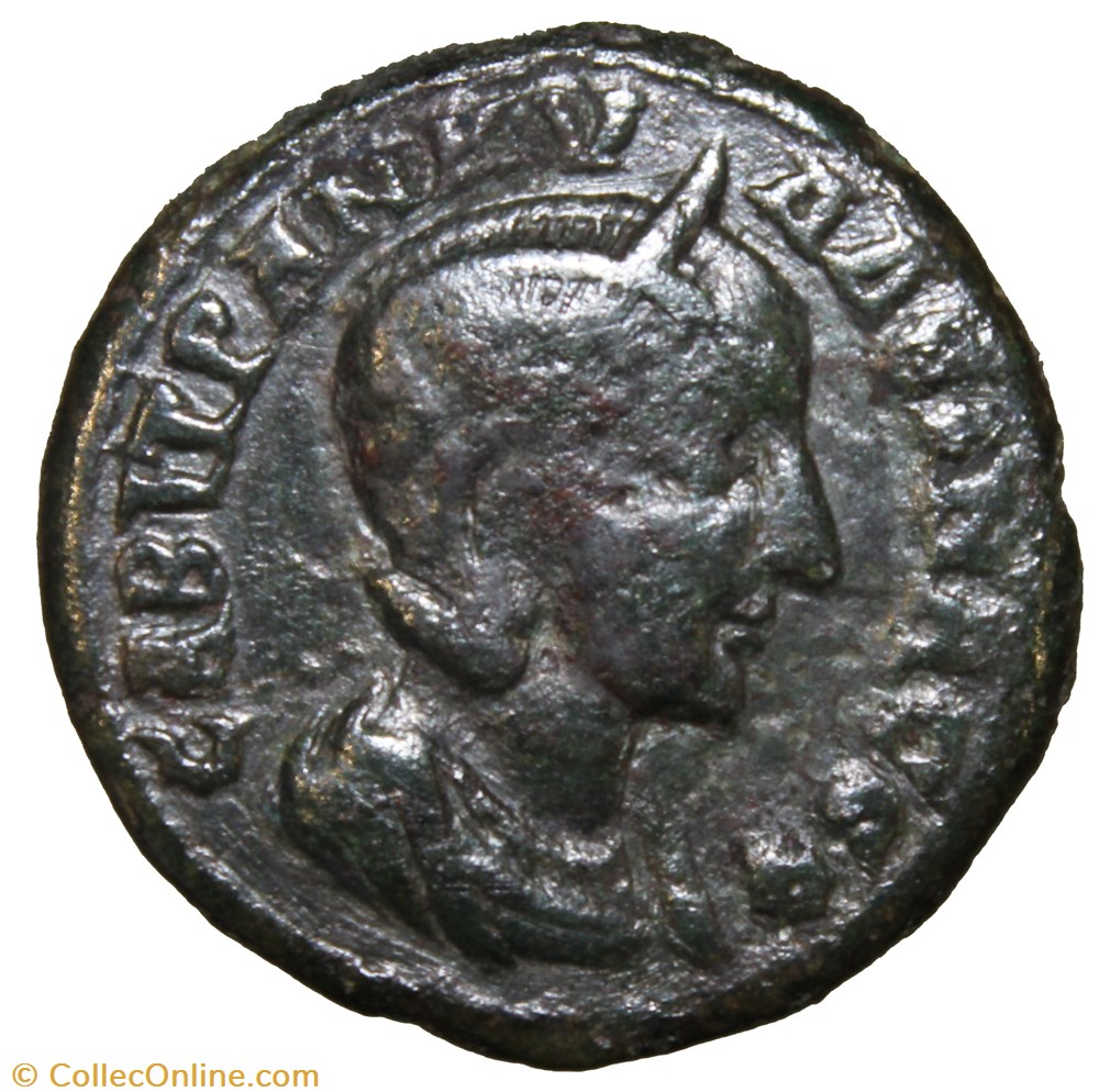 Tranquilline Triassaria Aigle monnaie antique av jc ap romaine provinciale tranquilline triassaria aigle