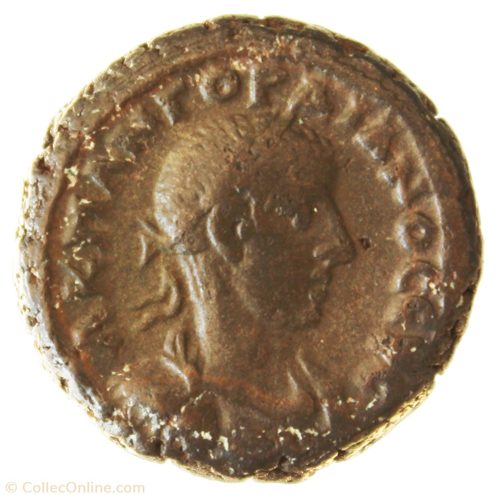 Gordien Auguste an 2 Athena monnaie antique av jc ap romaine provinciale gordien auguste an 2 athena