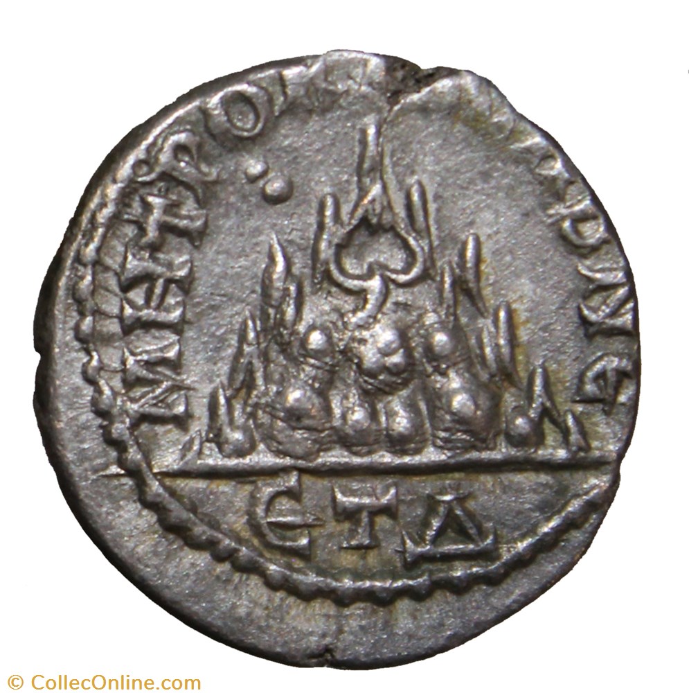 Drachme an 4 Double point à gauche monnaie antique av jc ap romaine provinciale drachme an 4 double point a gauche