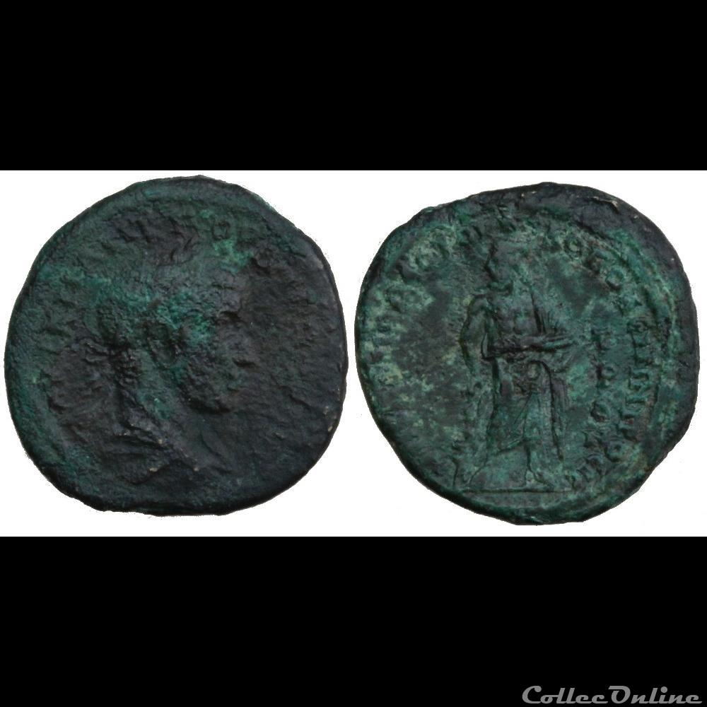 monnaie antique romaine provinciale asklepios
