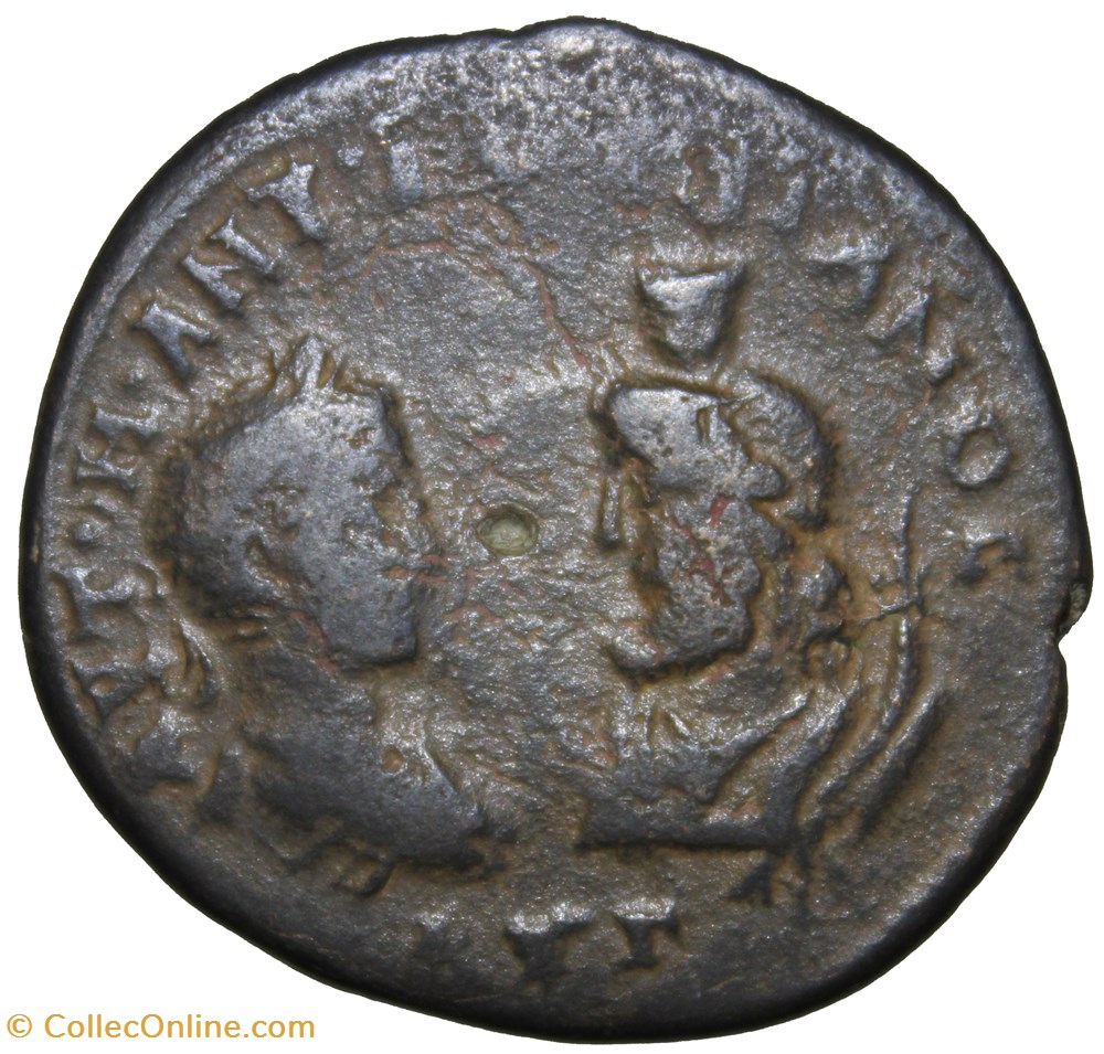 Pentassaria Gordien et Sarapis Zeus monnaie antique av jc romaine provinciale pentassaria gordien et sarapis zeus