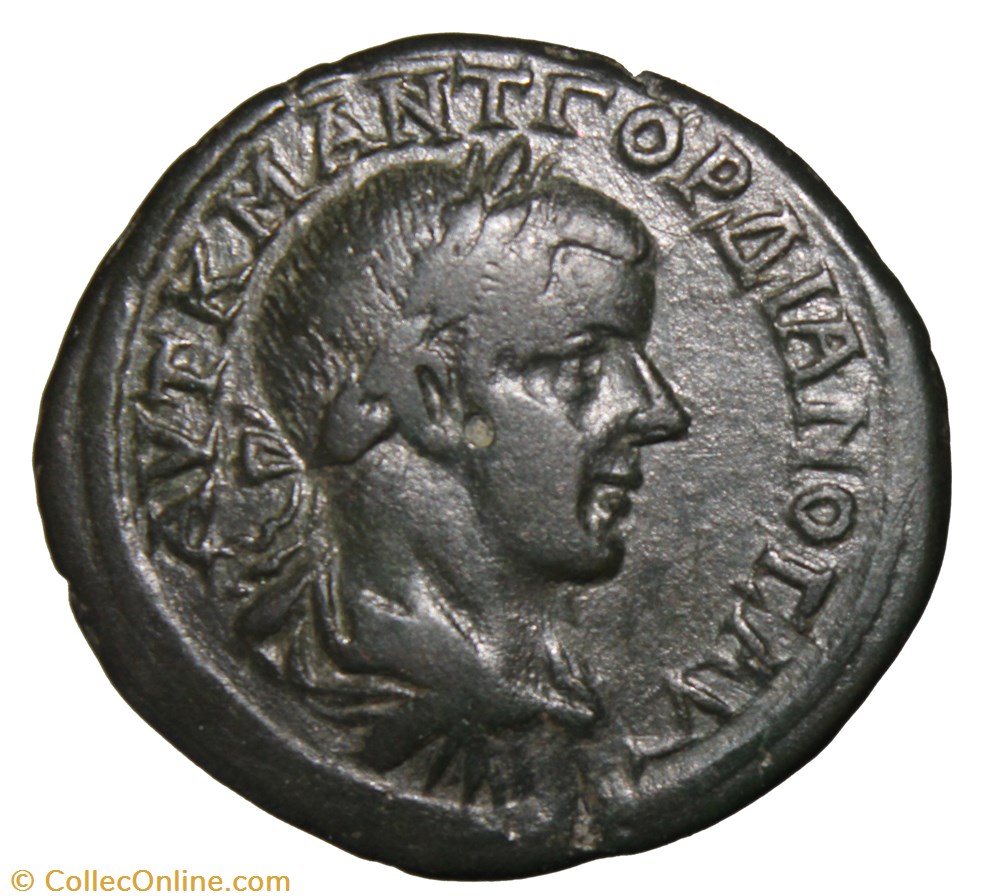 Gordien Tétrassaria Zeus monnaie antique av jc ap romaine provinciale gordien tetrassaria zeus
