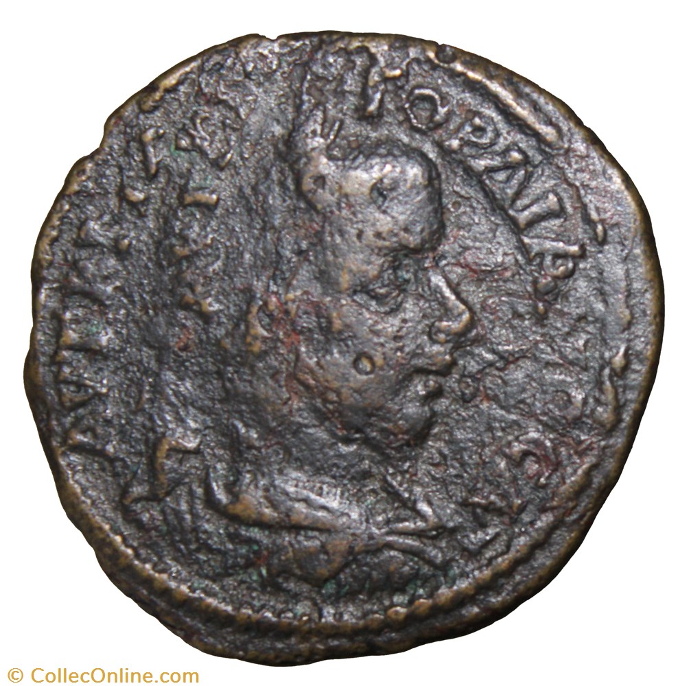 Gordien Tétrassaria Apollon monnaie antique av jc romaine provinciale gordien tetrassaria apollon