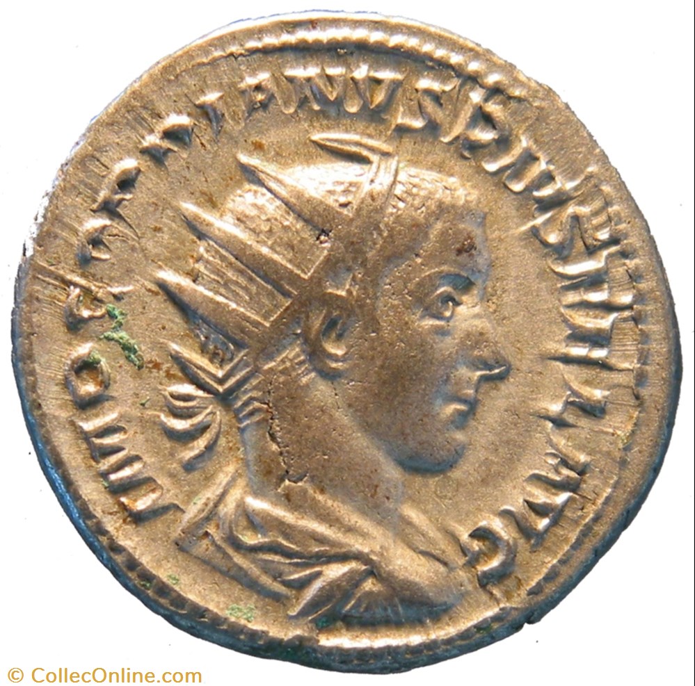 antoninien 4e émission Gordien monnaie antique av jc ap romaine antoninien 4e emission gordien