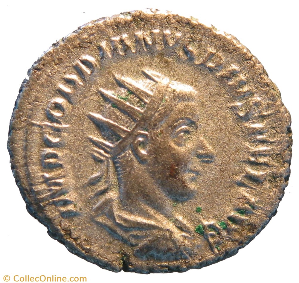 antoninien 4e émission IOVI STATORI monnaie antique av jc ap romaine antoninien 4e emission iovi statori