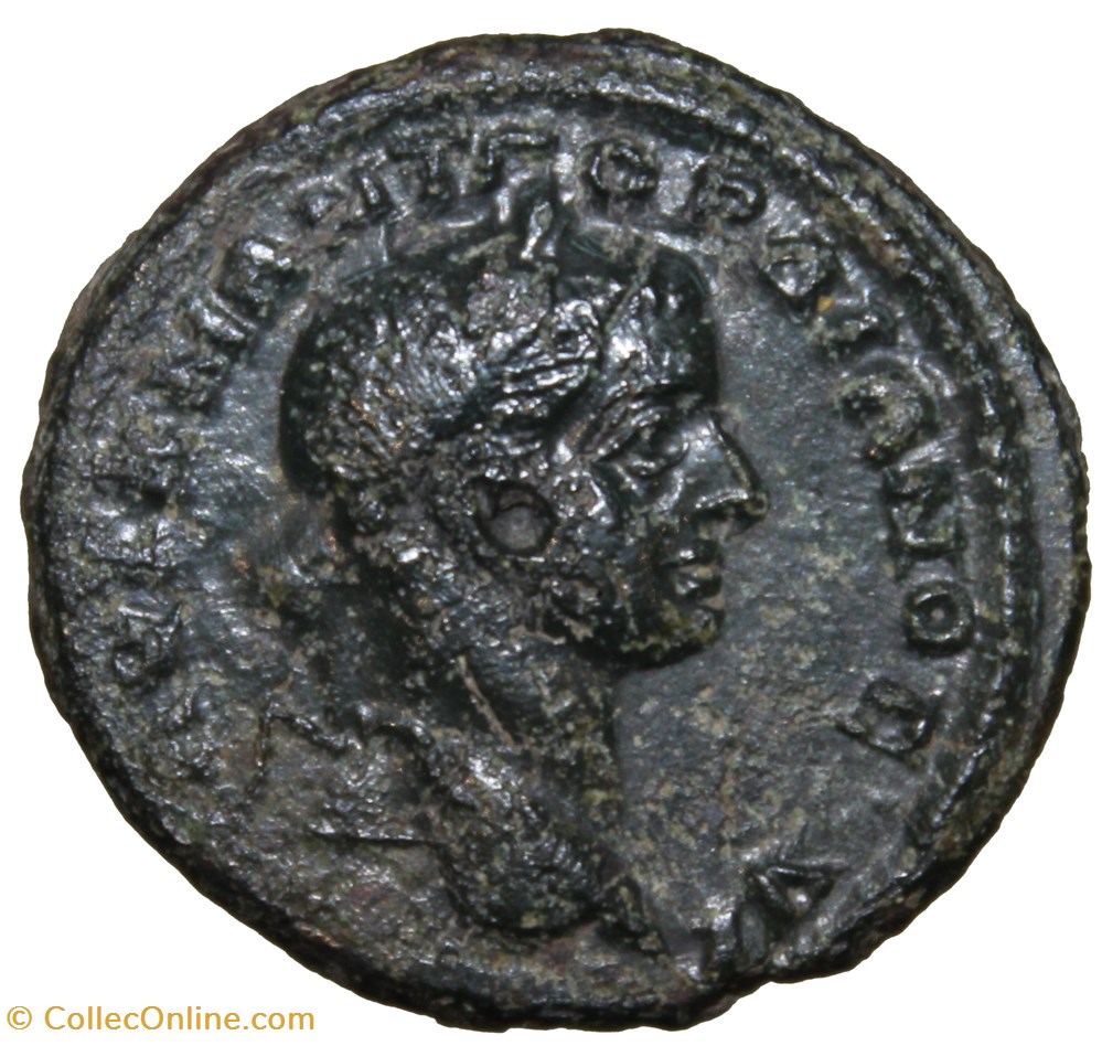 Diassaria Gordien Asklepios monnaies antiquite av jc ap romaines provinciales diassaria gordien asklepios