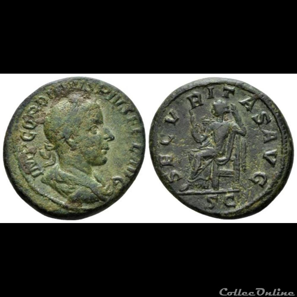 As 4e émission SECVRITAS AVG monnaie antique jc ap romaine as 4e emission secvritas avg