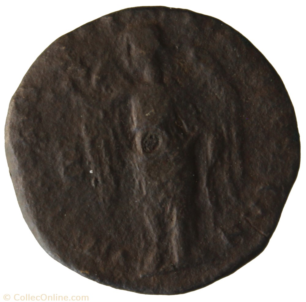 monnaie antique av jc romaine provinciale pentassaria gordien et sarapis nike