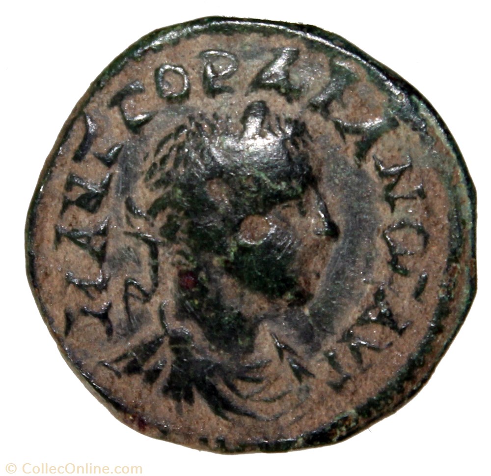 Gordien AE20 3 étendards monnaie antique av jc ap romaine provinciale gordien ae20 3 etendards