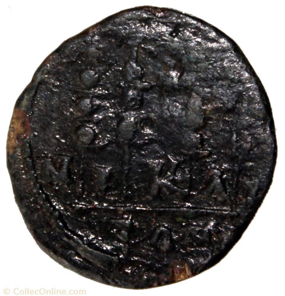 monnaie antique av jc ap romaine provinciale gordien ae20 4 etendards
