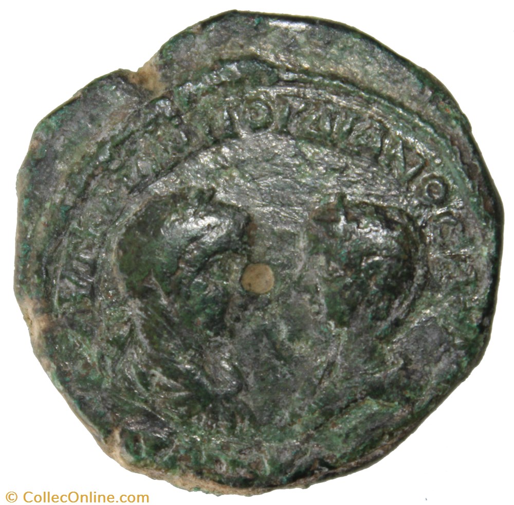 monnaie antique av jc ap romaine provinciale gordien et tranquilline pentassaria galere