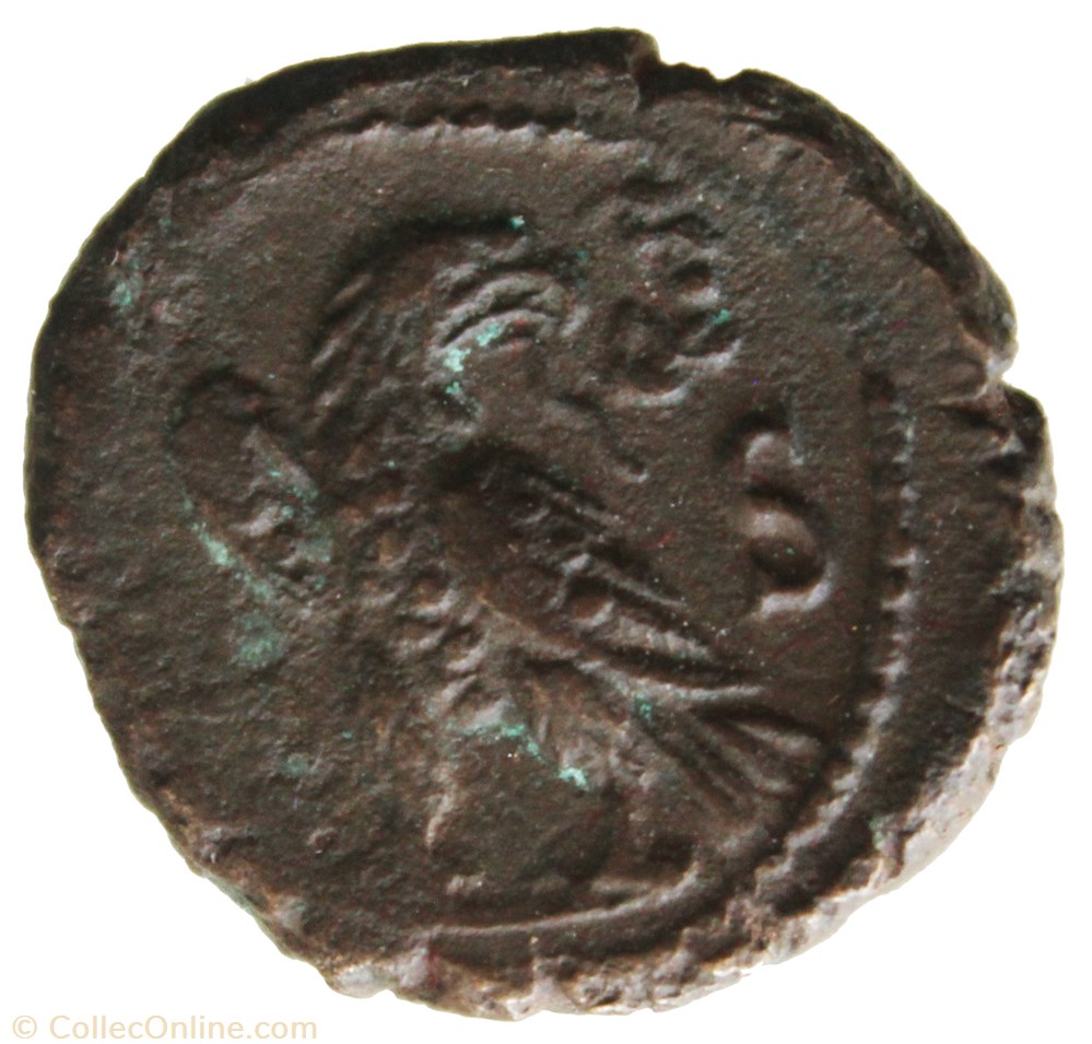 monnaie antique av jc ap romaine provinciale tranquilline an 6 aigle
