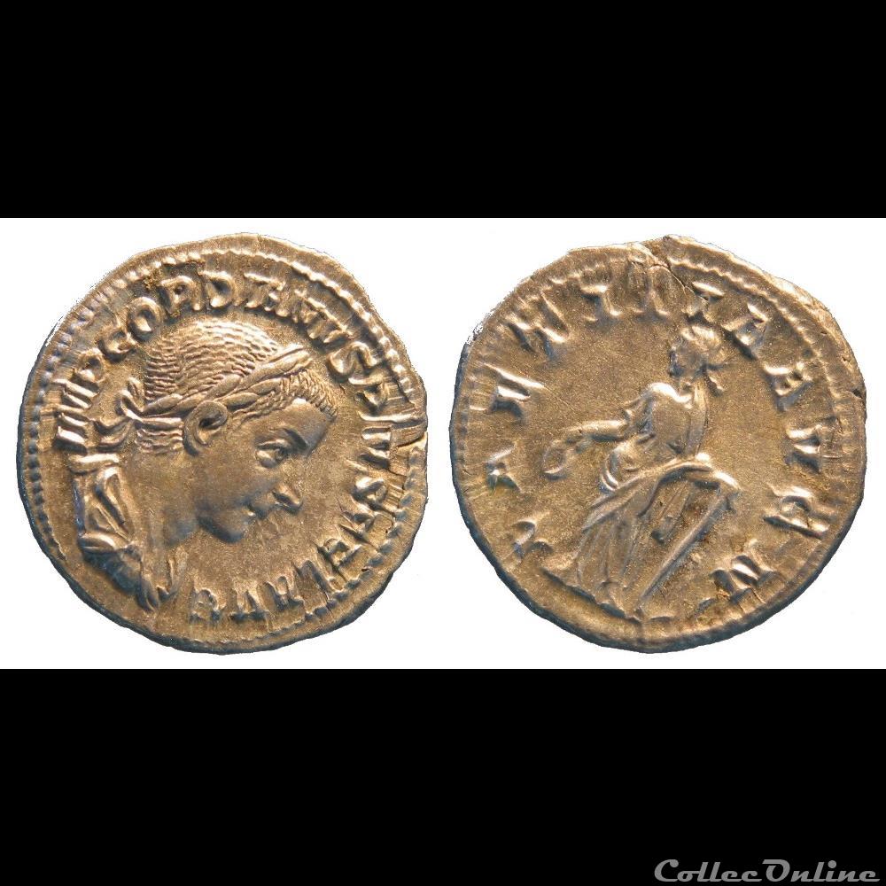 Denier 4e émission LAETITIA AVG N monnaie antique jc ap romaine denier 4e emission laetitia avg n