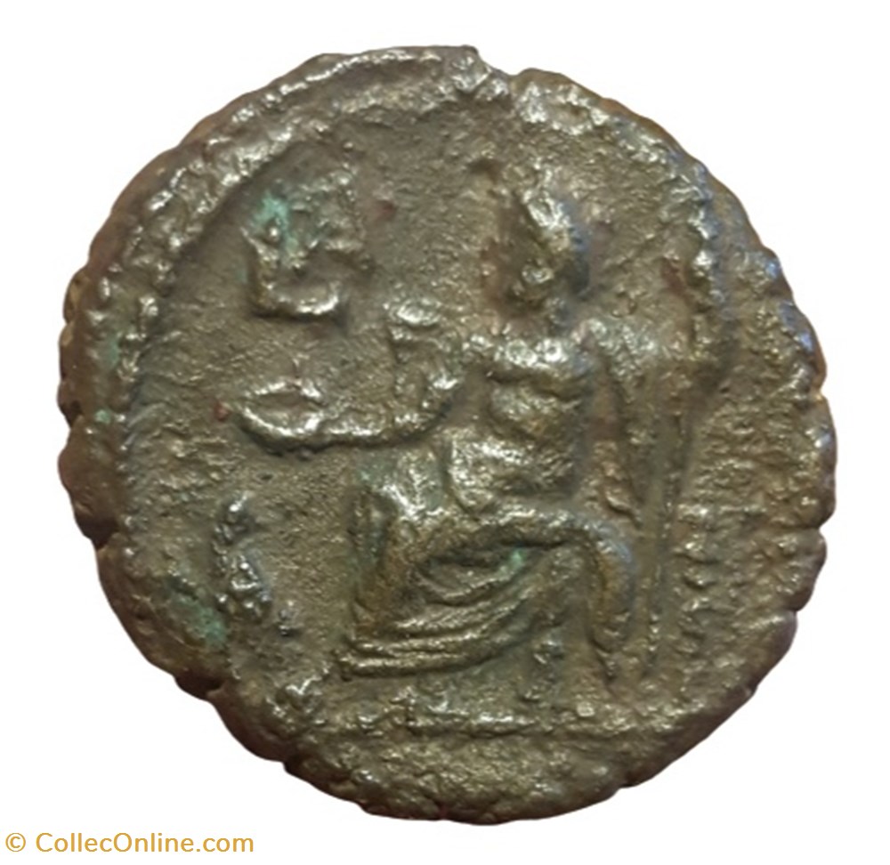 Gordien caesar an 1 zeus monnaie antique av jc ap romaine provinciale gordien caesar an 1 zeus