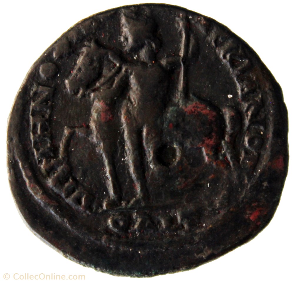 Tétrassaria Castor et son cheval monnaie antique av jc ap romaine provinciale tetrassaria castor et son cheval