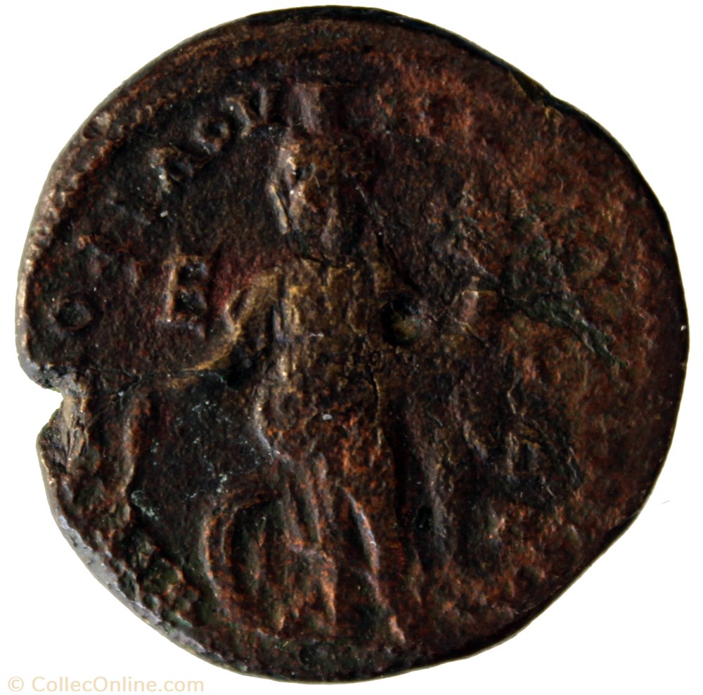 Pentassaria Gordien et Sarapis Tyche monnaie antique av jc romaine provinciale pentassaria gordien et sarapis tyche