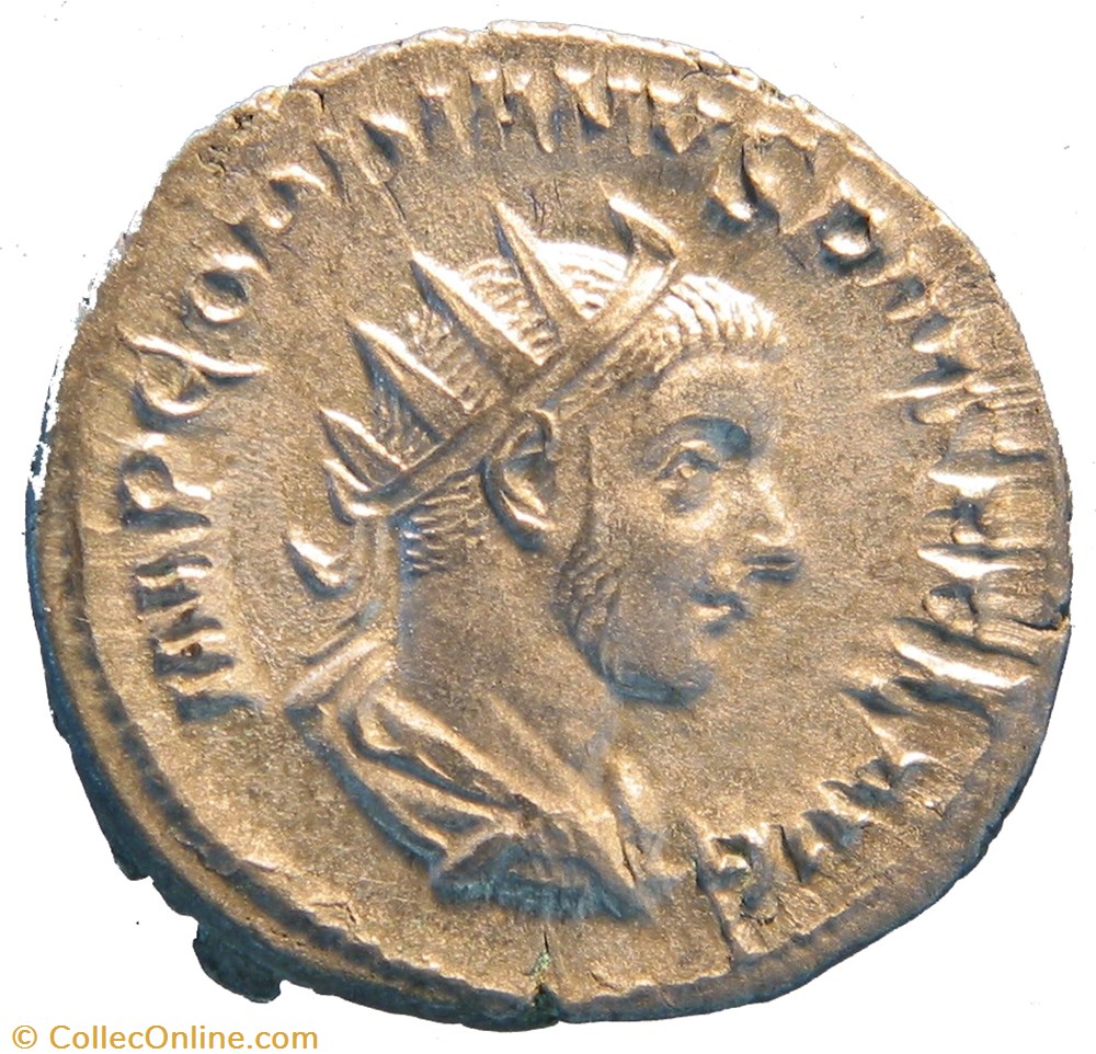 antoninien 5e émission Mars monnaie antique av jc ap romaine antoninien 5e emission mars