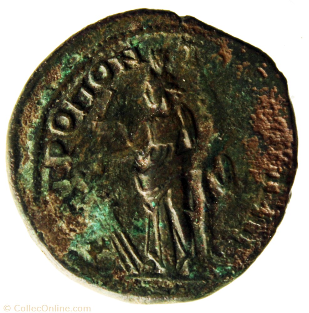Tétrassaria Gordien et Tranquilline Tyche monnaie antique av jc ap romaine provinciale tetrassaria gordien et tranquilline tyche