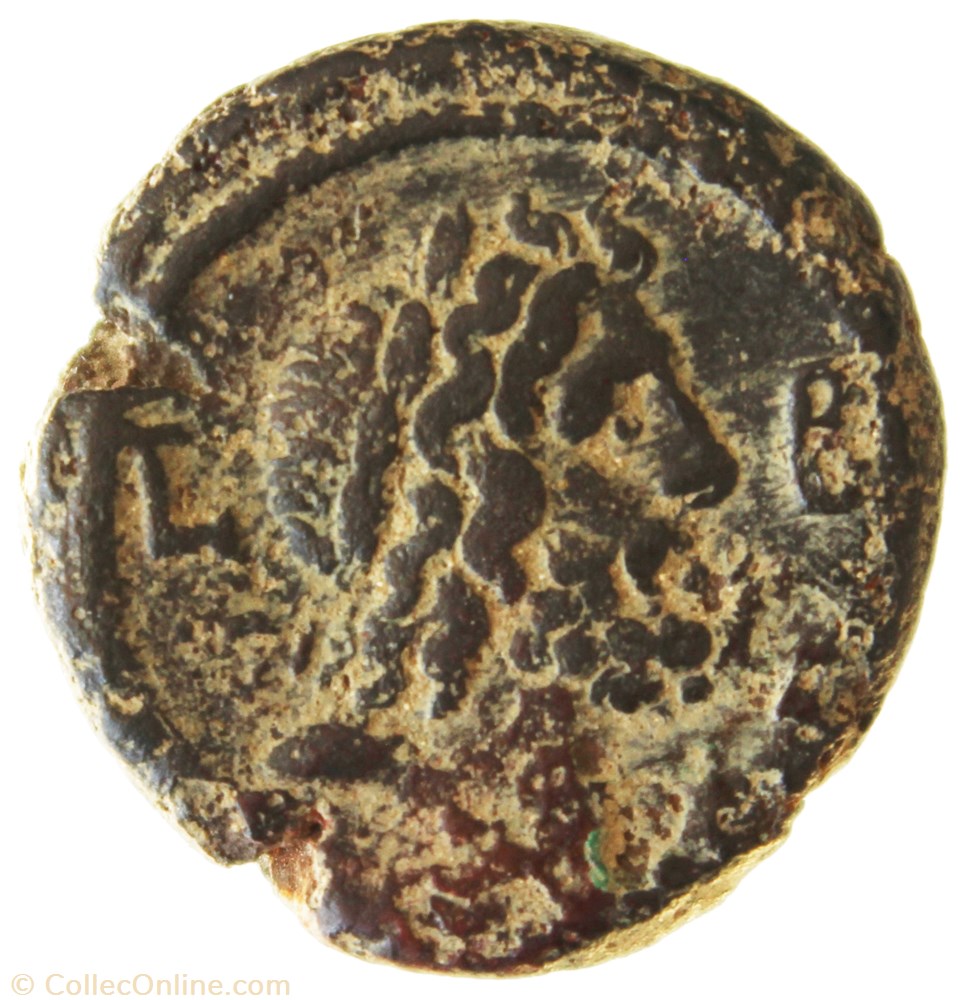 Gordien Auguste an 2 Zeus (buste) monnaie antique av jc ap romaine provinciale gordien auguste an 2 zeus buste