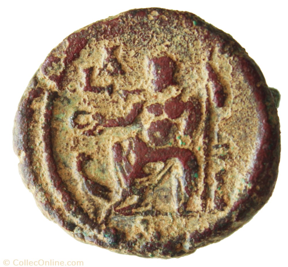 Gordien Auguste an 4 Zeus monnaie antique av jc ap romaine provinciale gordien auguste an 4 zeus