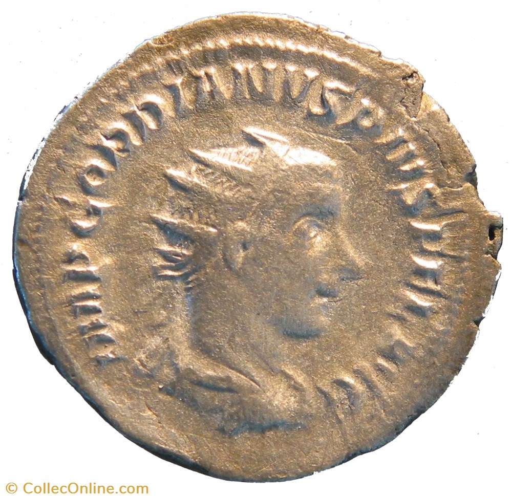 antoninien 5e émission Felicitas monnaie antique av jc ap romaine antoninien 5e emission felicitas