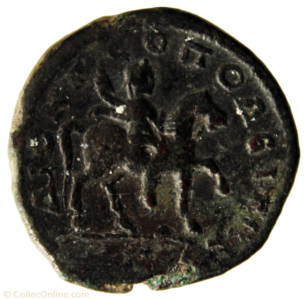 Pentassarie theos megas a cheval monnaies antiquite av jc ap romaines provinciales pentassarie theos megas a cheval