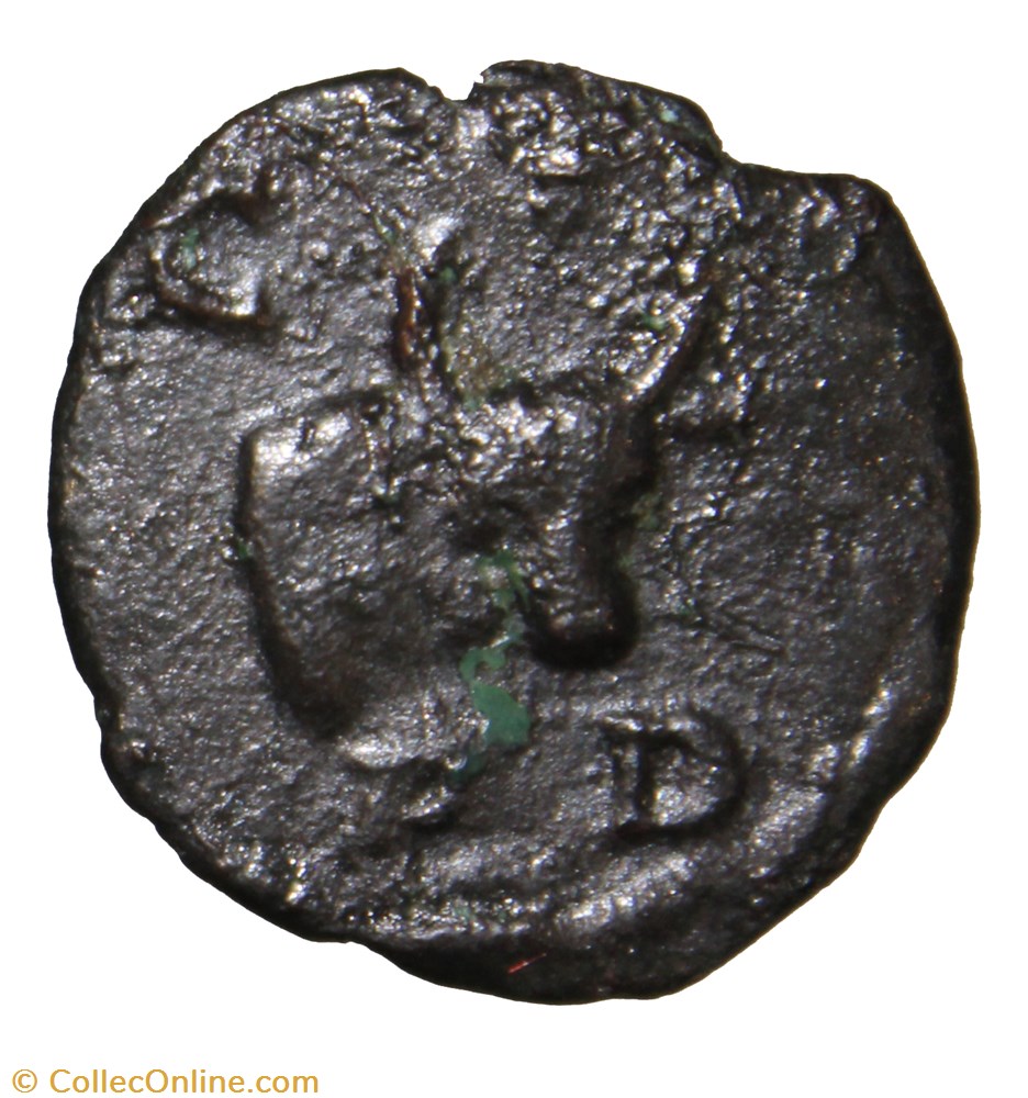 Assarion Gordien tete de boeuf monnaie antique av jc ap romaine provinciale assarion gordien tete de boeuf