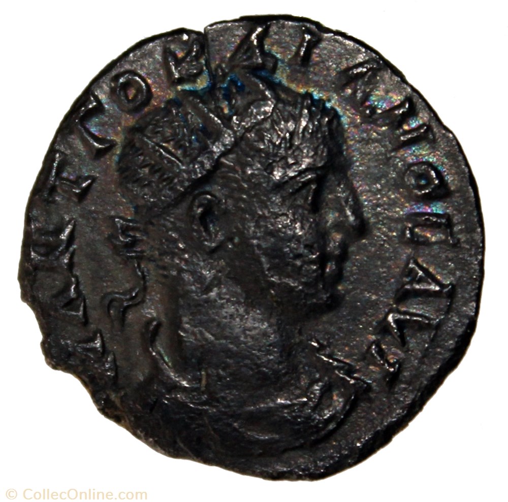Gordien AE20 4 étendards monnaie antique av jc ap romaine provinciale gordien ae20 4 etendards