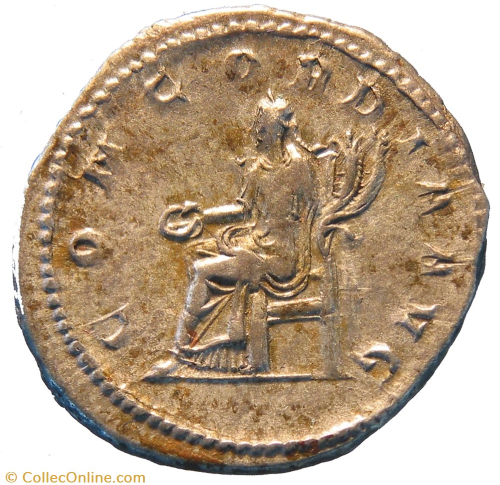 antoninien 3e émission 1ere phase Concordia monnaie antique av jc ap romaine antoninien 3e emission 1ere phase concordia