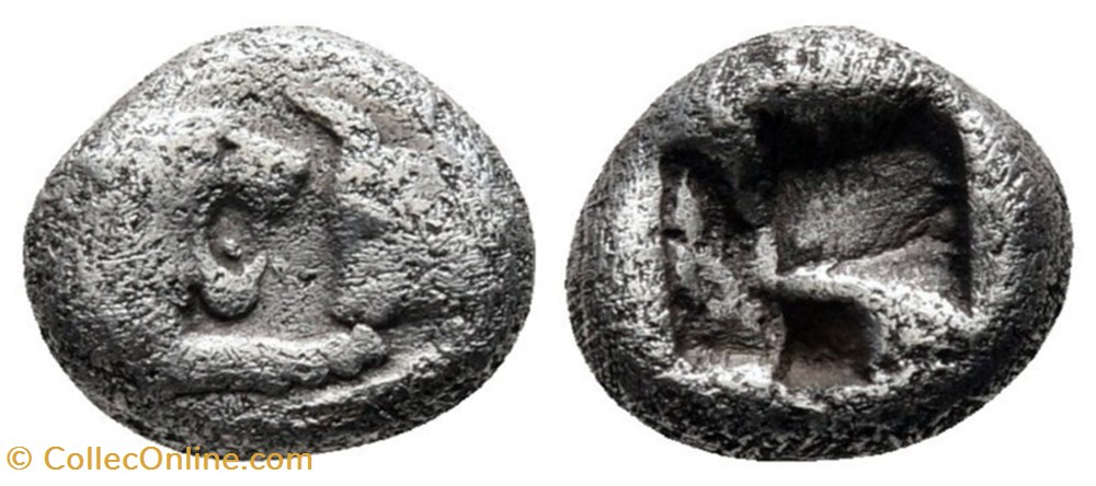 1/12 statère (hémihekte) d'argent lourd monnaies antiques grecques 1 12 statere hemihekte argent lourd