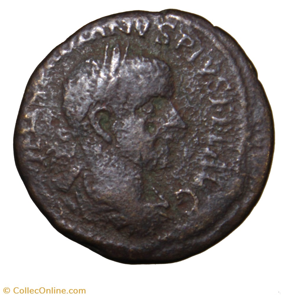 Diassaria Gordien lauré, mercure monnaies antiquite av jc ap romaines provinciales diassaria gordien laure mercure