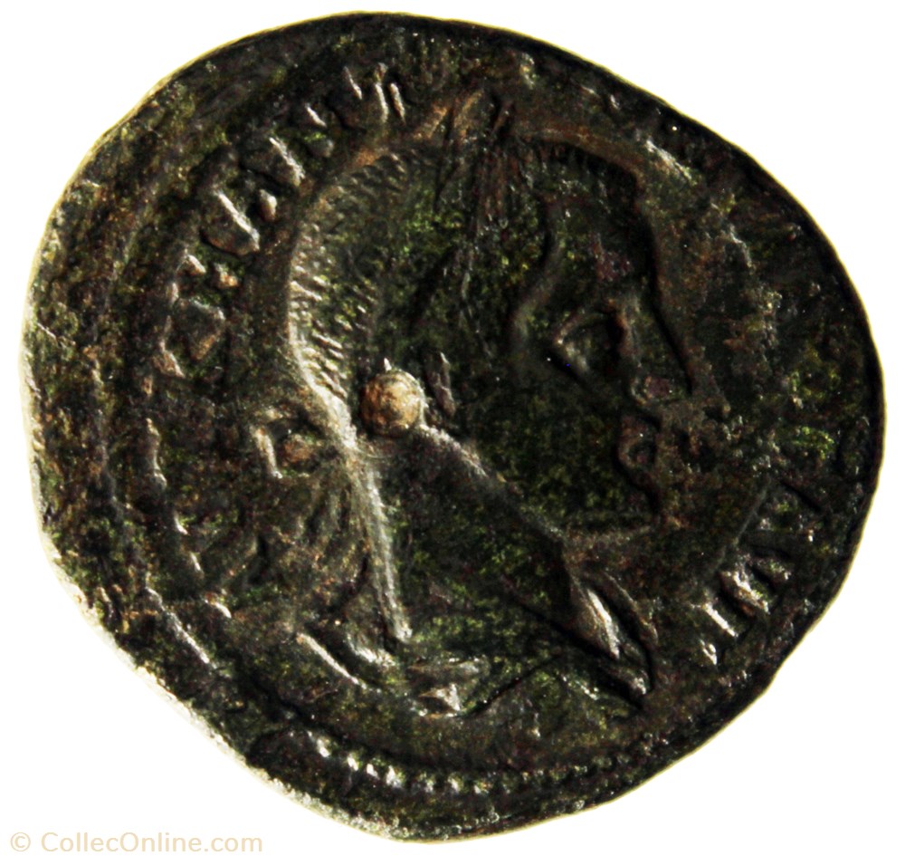 monnaie antique av jc ap romaine provinciale pentassaria texte