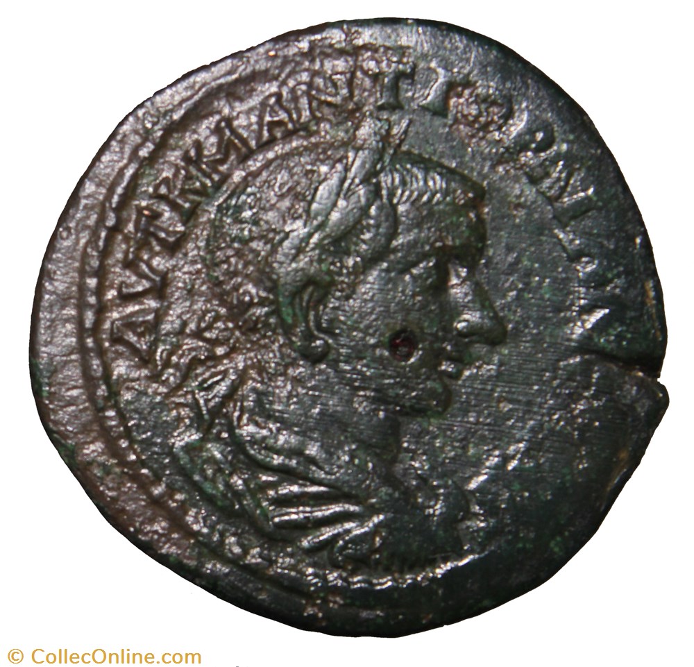 Gordien Tétrassaria Hermes monnaie antique av jc ap romaine provinciale gordien tetrassaria hermes