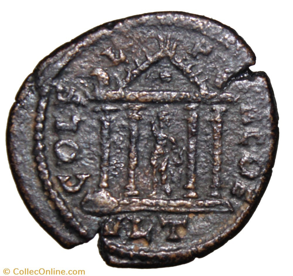 monnaies antiquite av jc romaines provinciales diassaria gordien radie temple apollon