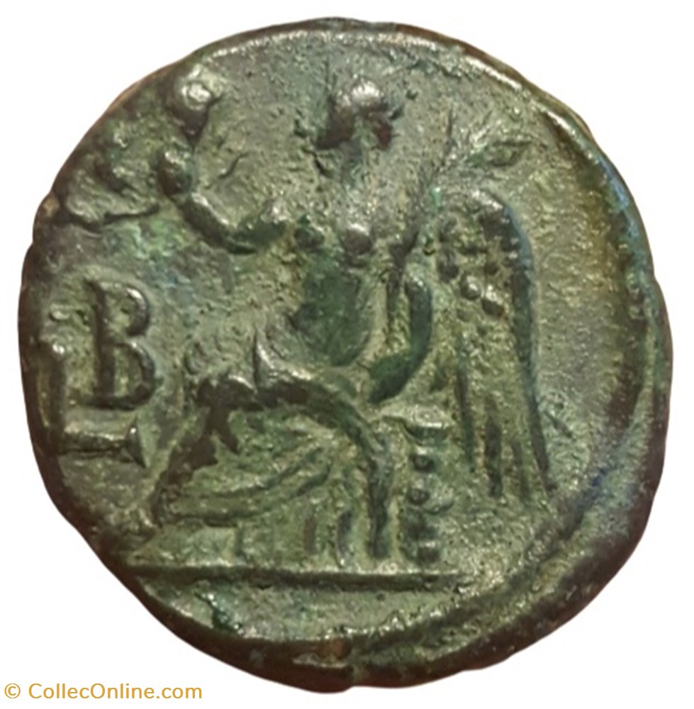monnaie antique av jc ap romaine provinciale gordien auguste an 2 nike assise