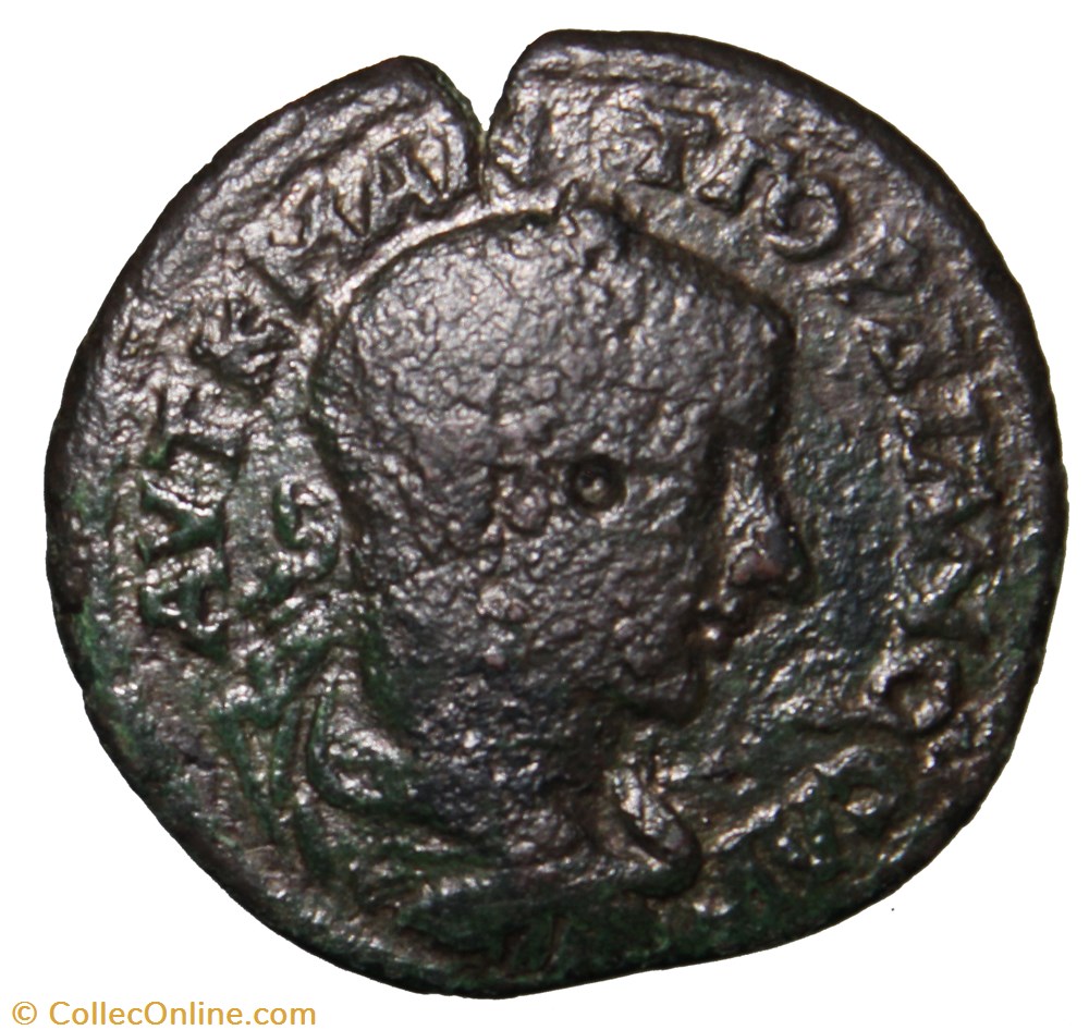 Gordien Tétrassaria Hera monnaie antique av jc ap romaine provinciale gordien tetrassaria hera
