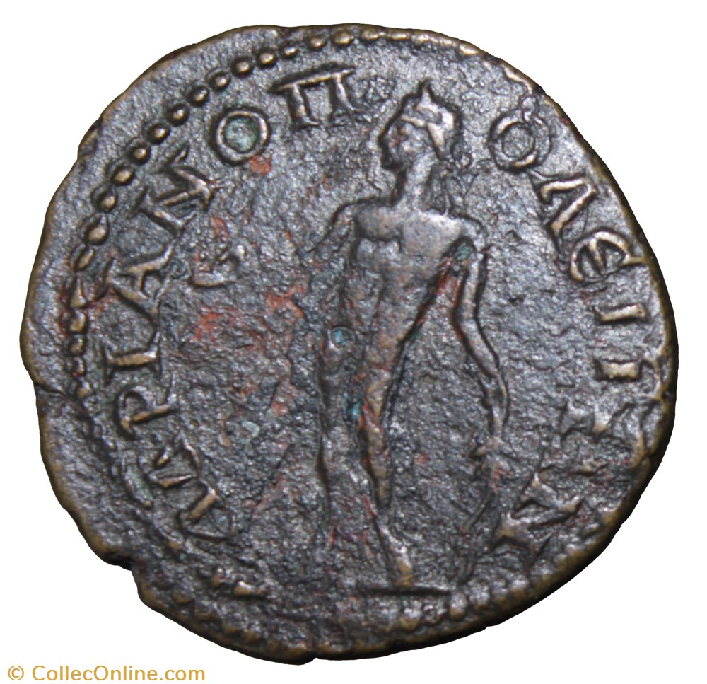 Gordien Tétrassaria Apollon monnaie antique av jc romaine provinciale gordien tetrassaria apollon
