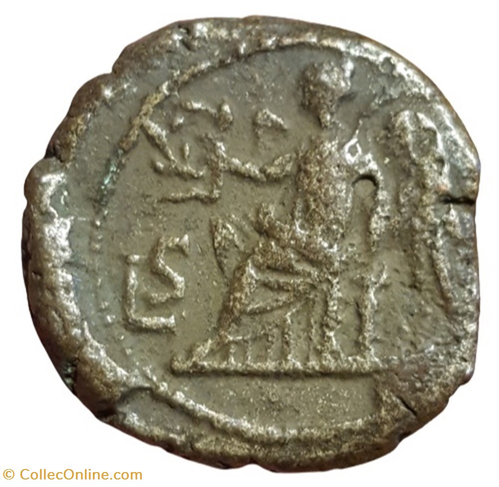Gordien Auguste an 6 Nike monnaie antique av jc ap romaine provinciale gordien auguste an 6 nike
