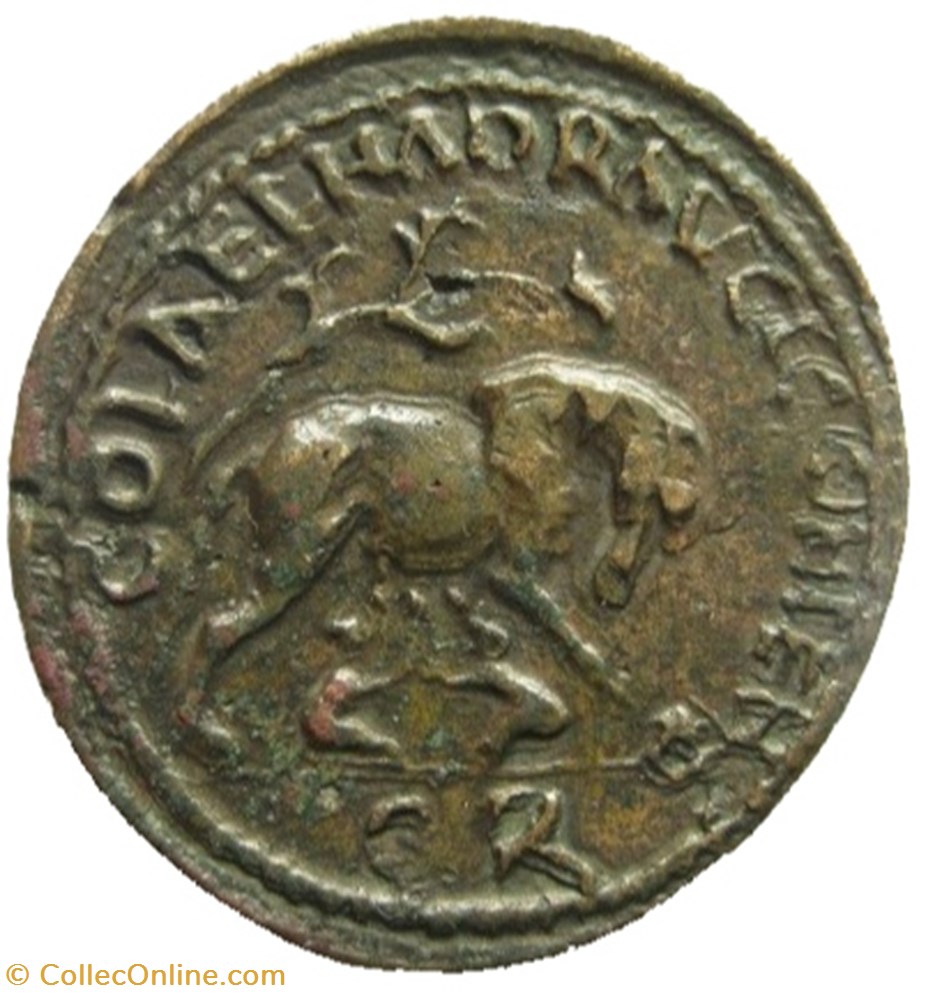 monnaie antique av jc ap romaine provinciale ae 33 louve